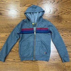Girls Aviator nation zip up